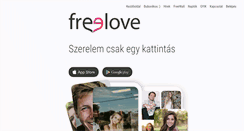 Desktop Screenshot of freelove.hu